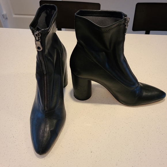 Zara Shoes Zara Sock Boots With Zipper Poshmark